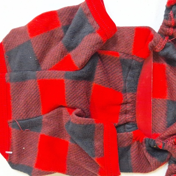 NEW! Buffalo Check Matching Family Dog / Cat Pajamas, Black/Red - Wondershop - Picture 3 of 11